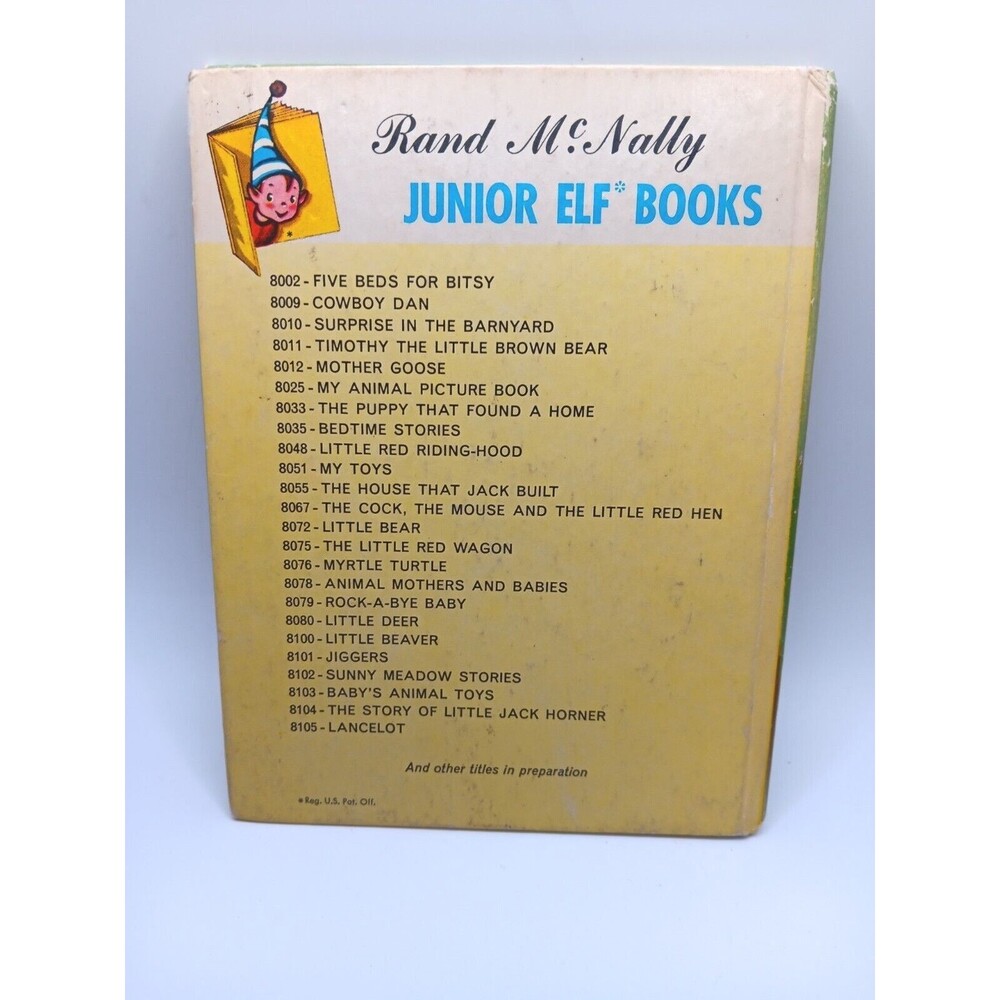 1956 LITLE DUCKLING by HELEN WING A Rand Mcnally Jr Elf CHILDREN'S BOOK - Picture 9 of 9